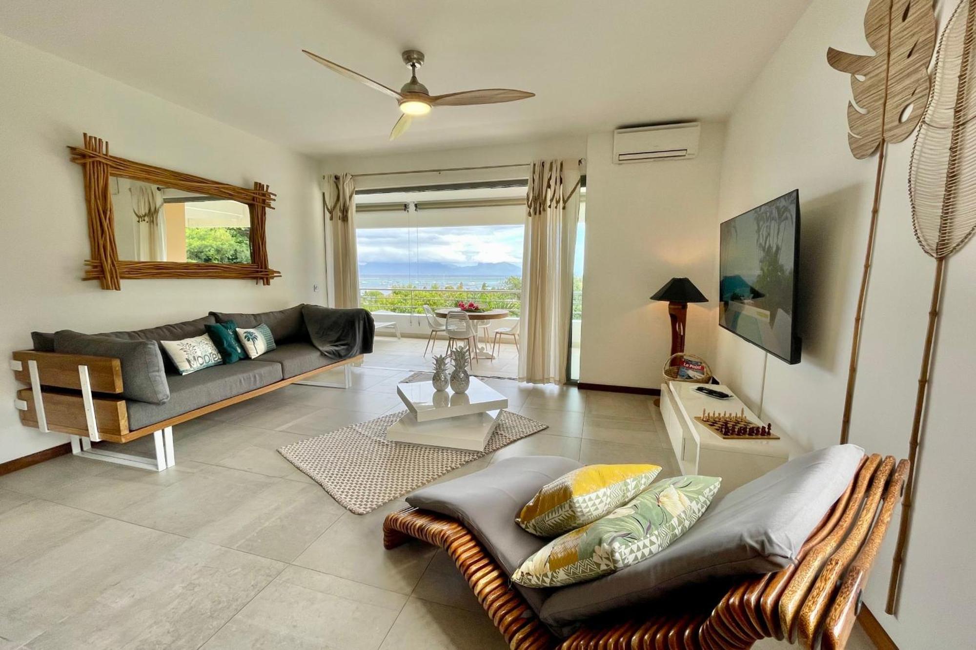 Manuia Luxury Apartment - Tahiti Punaauia -Wi-Fi Netflix Pool & Gym Exterior photo